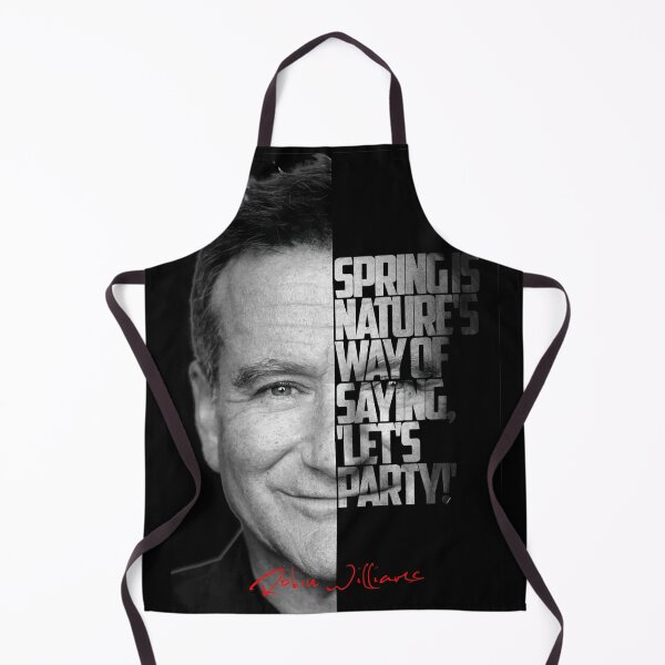 Item preview, Black and white Robin Williams quote. designed and sold by Enea Kelo.