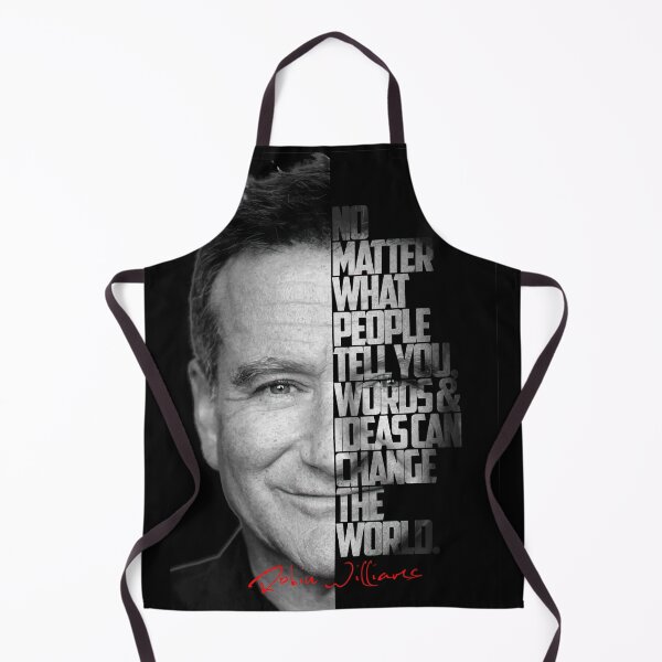 Item preview, Black and white Robin Williams quote. designed and sold by Enea Kelo.