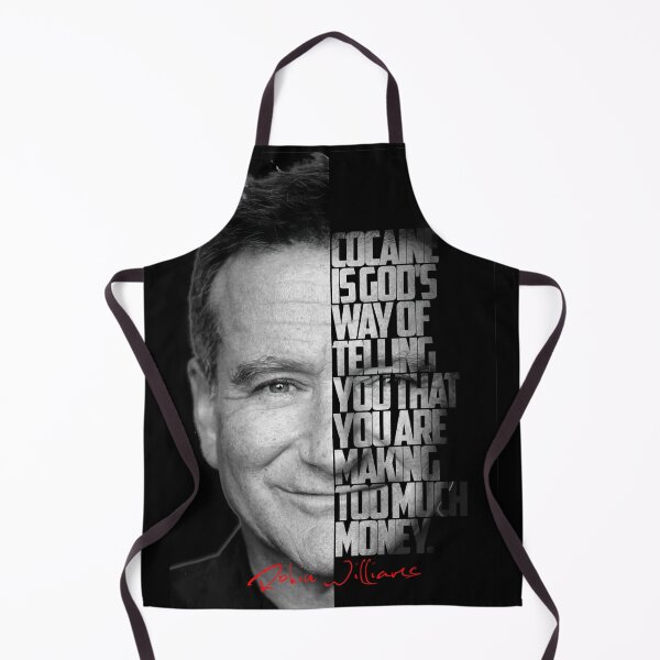 Item preview, Black and white Robin Williams quote. designed and sold by Enea Kelo.