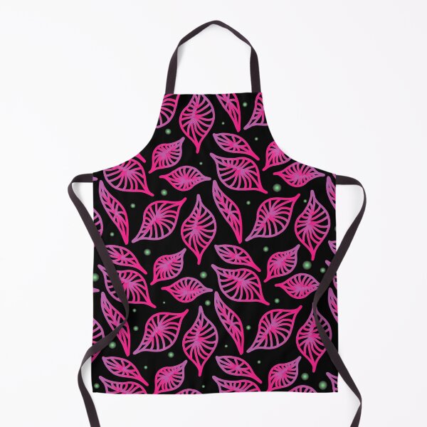Item preview, Colorama colored energy pattern pink leaves designed and sold by Joie-et-Poesie.