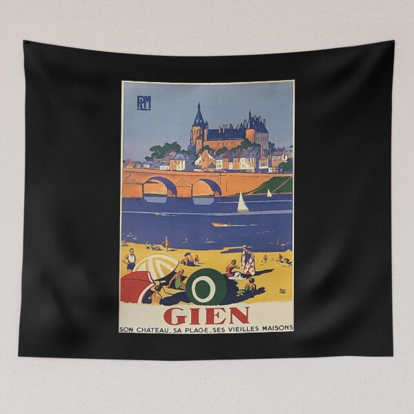 Item preview, retro Gien designed and sold by CorasPosters.
