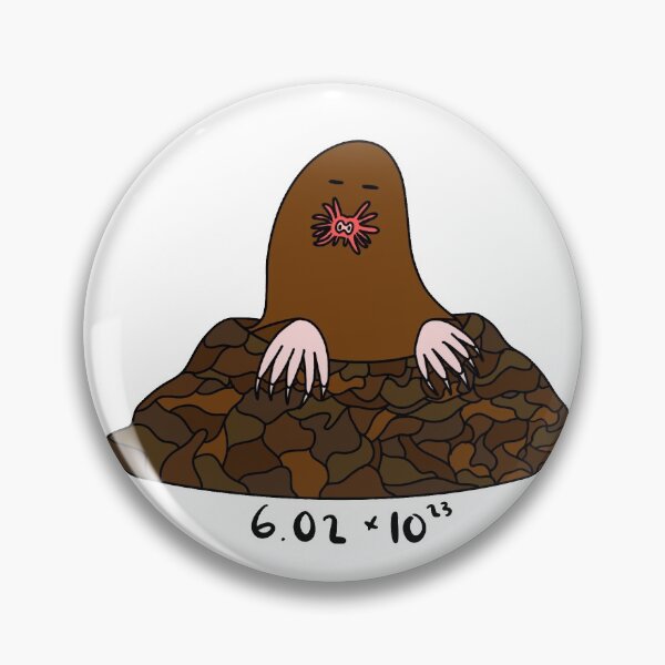 Item preview, Mole Day Sticker designed and sold by Quincy Plotts.