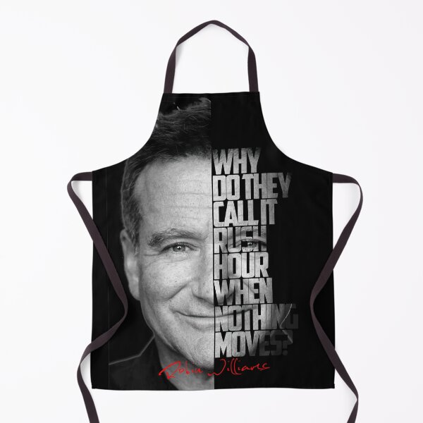 Item preview, Black and white Robin Williams quote. designed and sold by Enea Kelo.