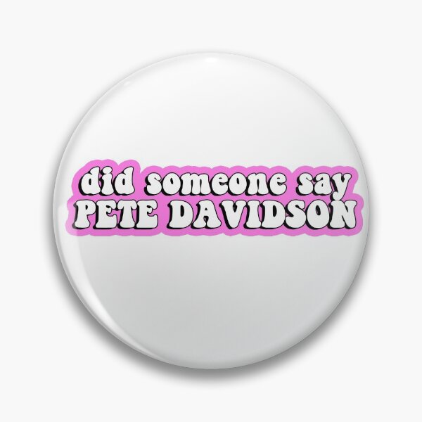 Item preview, Pete Davidson Pink Sticker - Cute Funny Merch Poster Apparel Shirt Fan Movie Tattoos Girlfriend Instagram Blonde SNL Standup Roast T-Shirt mask phone case Birthday Christmas 2021 Love Happy Smile  designed and sold by qualityprinting.