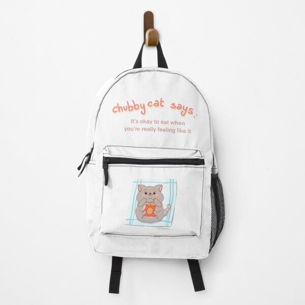 Item preview, Chubby Cat Says - Intuitive Eating - Tortilla Chips designed and sold by Kelyrin.