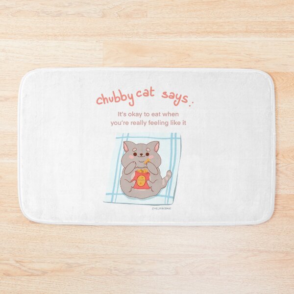 Item preview, Chubby Cat Says - Intuitive Eating - Tortilla Chips designed and sold by Kelyrin.