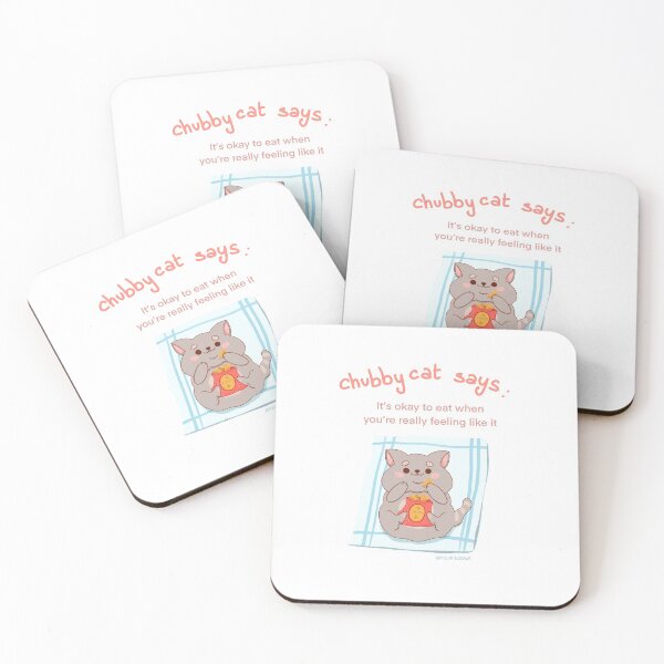 Item preview, Chubby Cat Says - Intuitive Eating - Tortilla Chips designed and sold by Kelyrin.