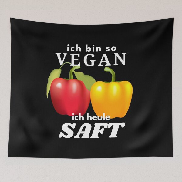 Artikelvorschau, Paprika - Ich bin so vegan ich heule Saft entworfen und verkauft von Two Left Hands Design.