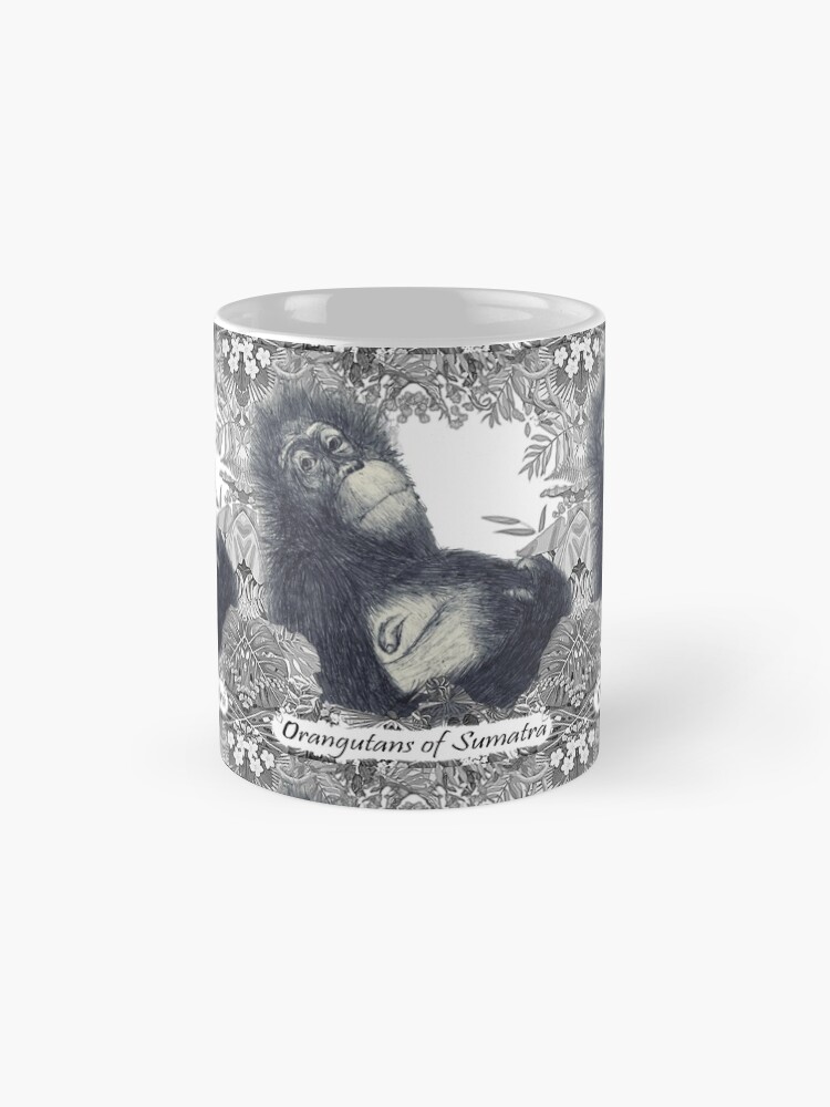 Alternate view of Orangutans of Sumatra Mug