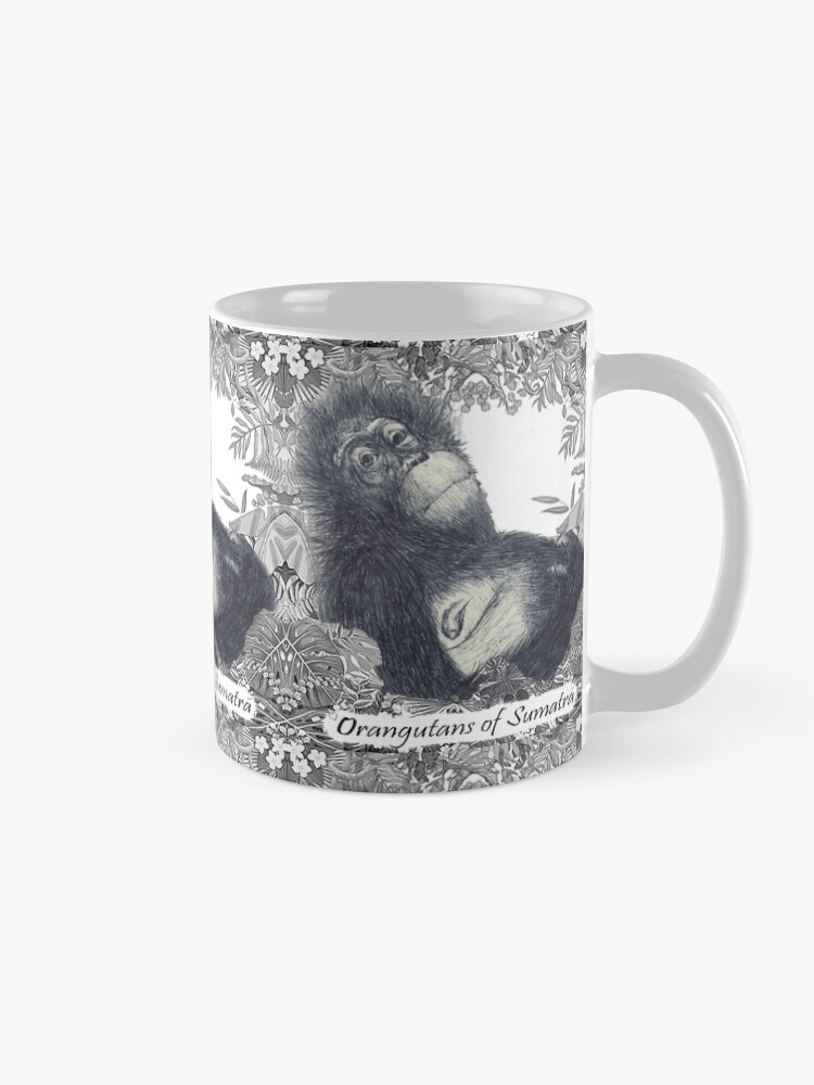 Alternate view of Orangutans of Sumatra Mug