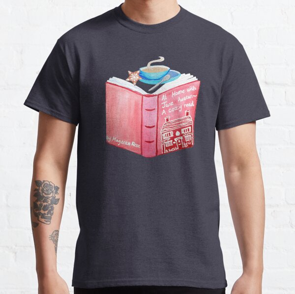 Cozy reading with a spiced latte and gingerbread star Classic T-Shirt