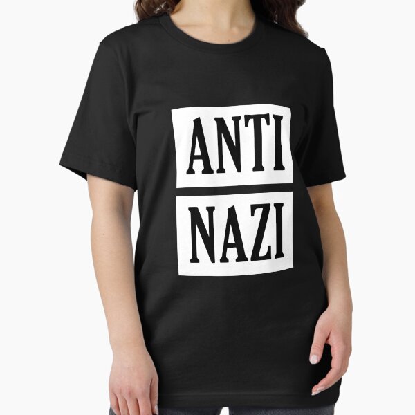 Vista previa del artículo con la obra «ANTI-NAZI - Antifascista, Antirracismo, Liberación, Política, Libertad», diseñado y vendido por LittleBitDarker.