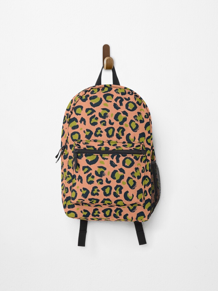 Monogrammed Leopard Lauren Backpack | The Gifting Spot