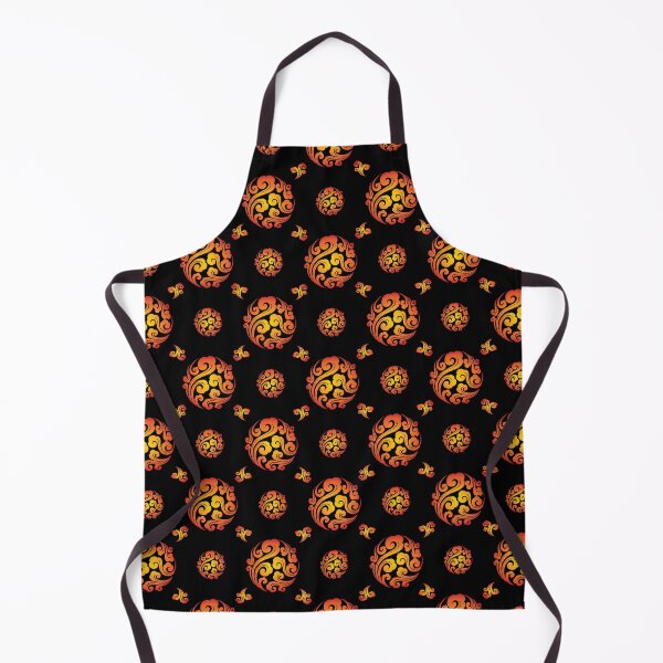 Item preview, Asian Cloud Pattern Chinese Cloud Black and Red Yellow Sun Burst Design designed and sold by Reeks808.