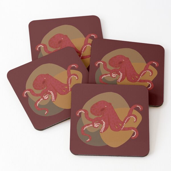 Item preview, Octopus with Orange Background designed and sold by Squiddllr.
