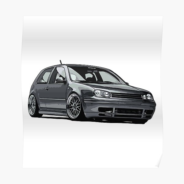 Volkswagen Golf GTI VR6 Poster