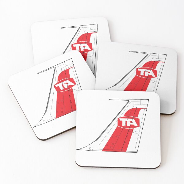 Item preview, Trans American Boeing 707-131B "Flight 209" Tail (Left Facing) designed and sold by aspinworks.