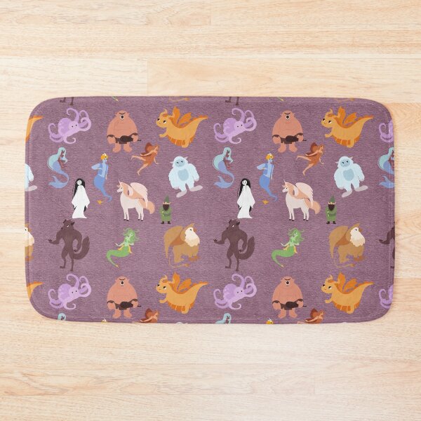Item preview, fairy mermaid unicorn dragon magical creatures pattern designed and sold by NelBo.