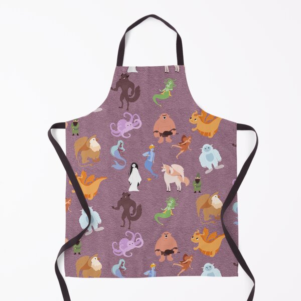 Item preview, fairy mermaid unicorn dragon magical creatures pattern designed and sold by NelBo.