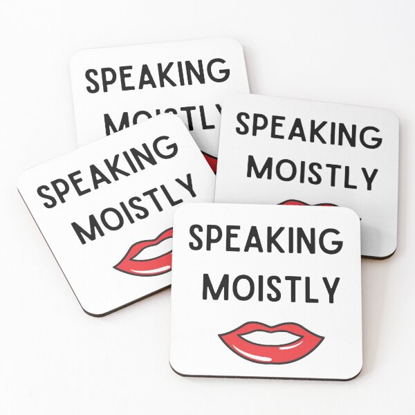 Item preview, Speaking Moistly Justin Trudeau Canadian Prime Minister Iconic Quote designed and sold by Laurelbdesigns.