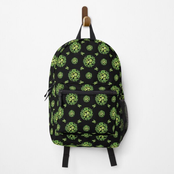 Item preview, Asian Cloud Pattern Chinese Cloud Black and Lime Green Burst Design designed and sold by Reeks808.