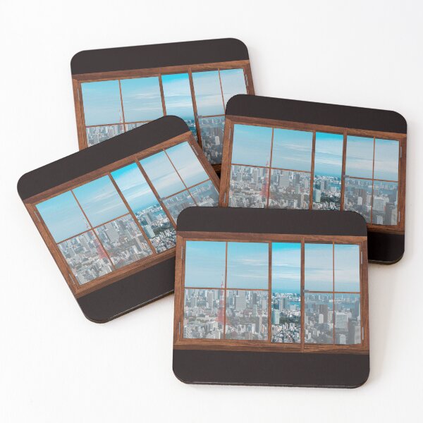 Item preview, View through the window of Tokyo and the Tokyo Tower designed and sold by Myriala.