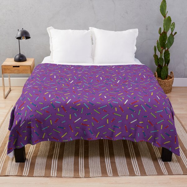 Item preview, Pencil scatter - fun purple pattern by Cecca Designs designed and sold by Cecca-Designs.