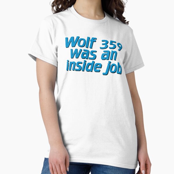Vista previa del artículo con la obra «¡Wolf 359 fue un trabajo interno!», diseñado y vendido por zevemiel.