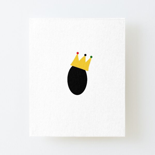 Black Royalty Canvas Mounted Print