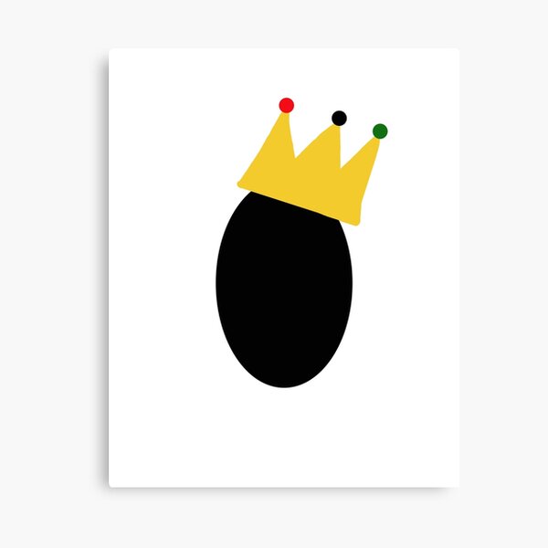 Black Royalty Canvas Print
