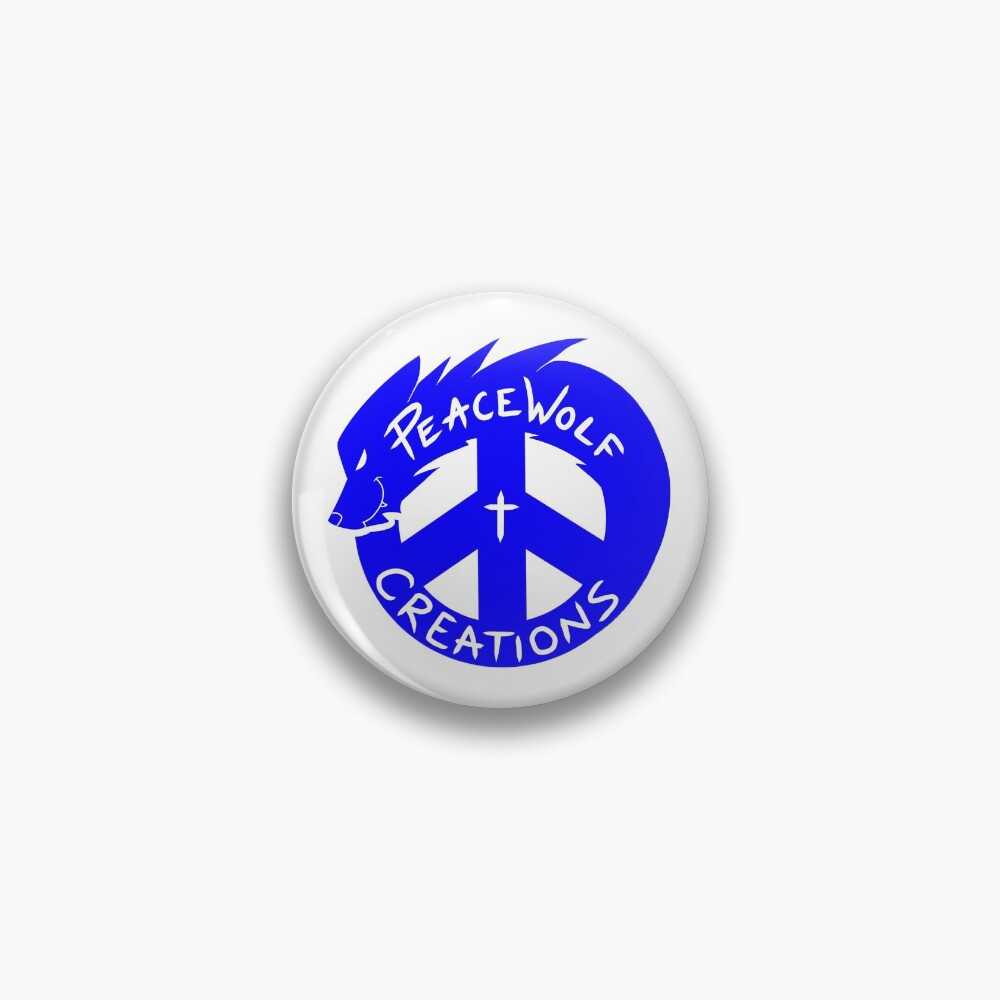PeaceWolf Creations Official Logo Pin