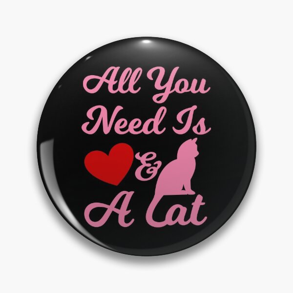 Item preview, Todo lo que necesitas es amor y un gato designed and sold by Cute  Pawz.