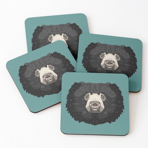 Item preview, Sloth Bear Face designed and sold by GeoCreate.