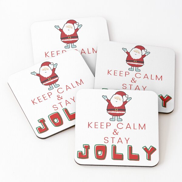 Item preview, Keep Calm and Stay Jolly. Santa Claus designed and sold by blacklittlemoon.