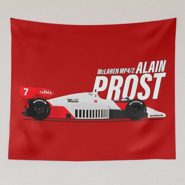 Item preview, F1 - Alain Prost - McLaren MP4/2 - British Grand Prix 1984 Fast Text designed and sold by JageOwen.