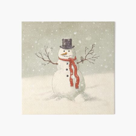 Der Schneemann Galeriedruck