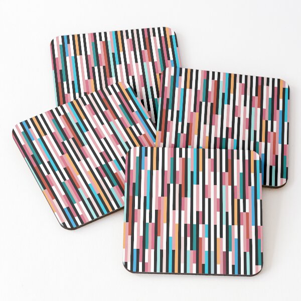 Item preview, Beating Rhythm, Multicoloured Stripes Lines Pattern, Abstract designed and sold by Moyanana.