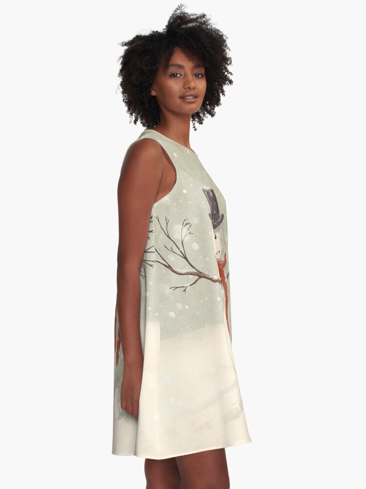 Alternate view of The Snowman A-Line Dress