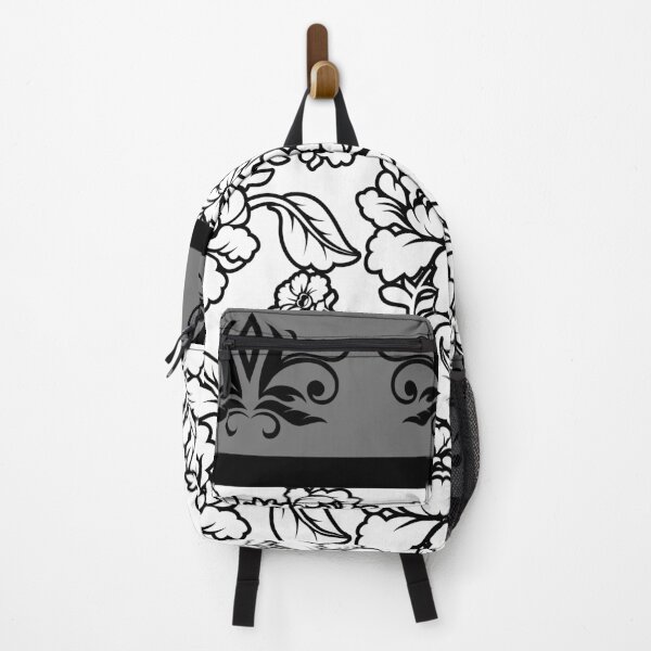 Item preview, Florals (Black and White on White) designed and sold by JazzPWall.