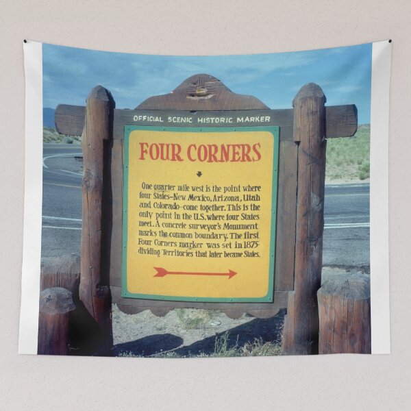 Item preview, Four Corners Sign designed and sold by Wernher Krutein.