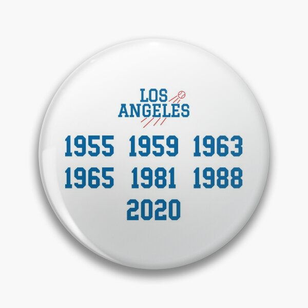 Dodgers Retired Jersey Numbers LE Commemorative (10) Pin Set with