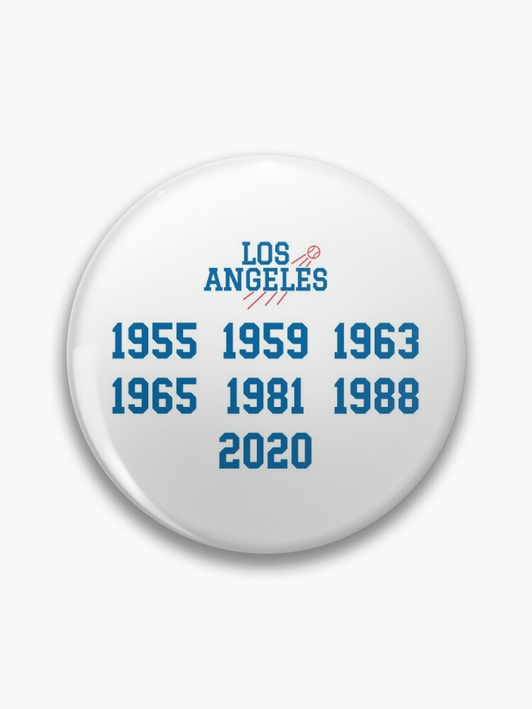 Los Angeles Dodgers 2020 World Series Champs Banner Pin