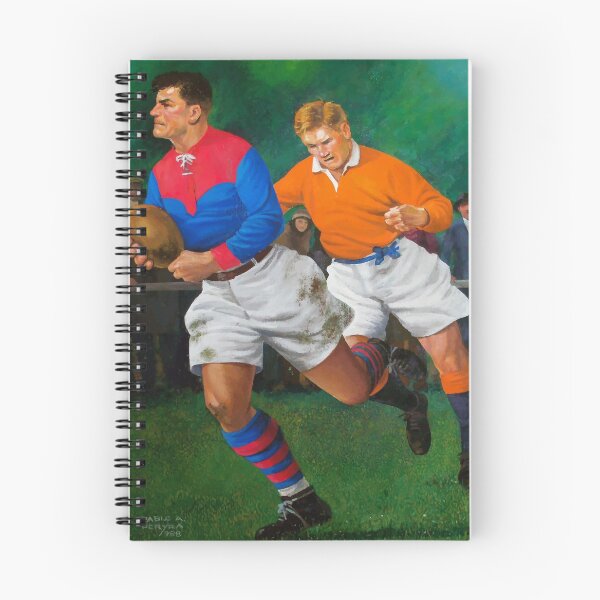 Item preview, Rugby Vintage 1920's Oil by PPereyra designed and sold by Pablo Pereyra.