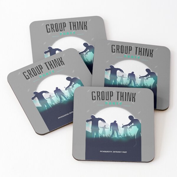 Item preview, GROUP THINK PARTY PATHOLOGICAL ENTRANCE FREE! designed and sold by Ethos Bubbles.