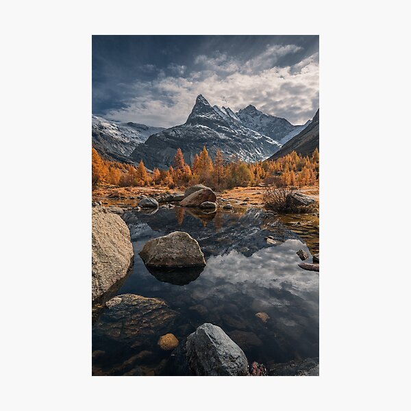 Herbst in der Schweiz Photographic Print