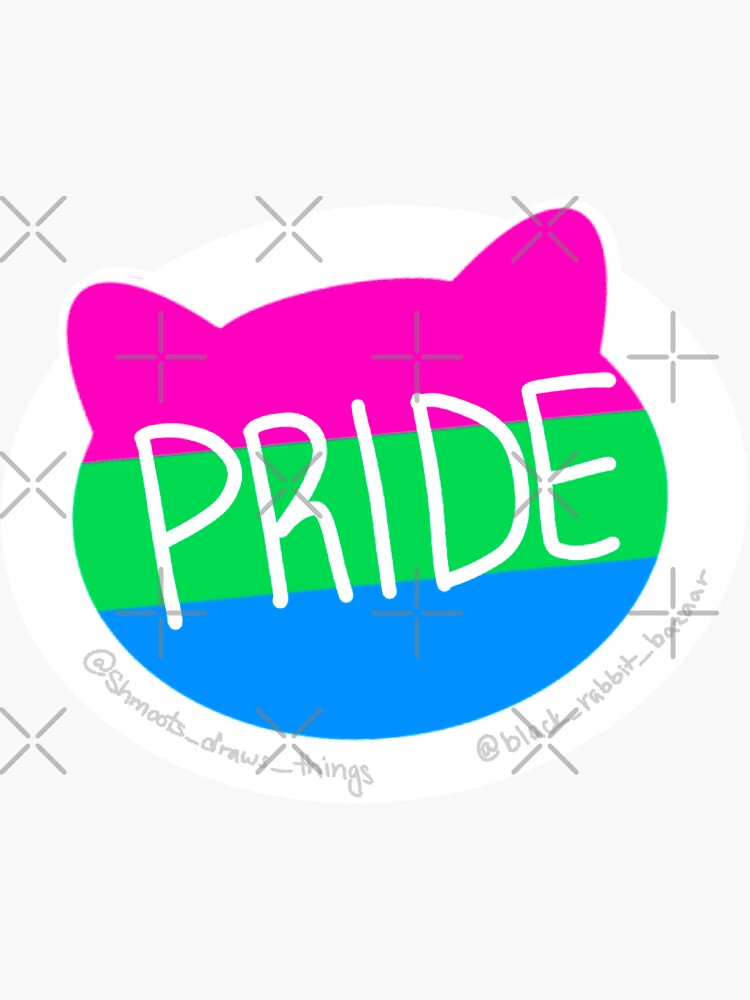 Polysexual Flag Pur Ide Pride Flag Sticker For Sale By