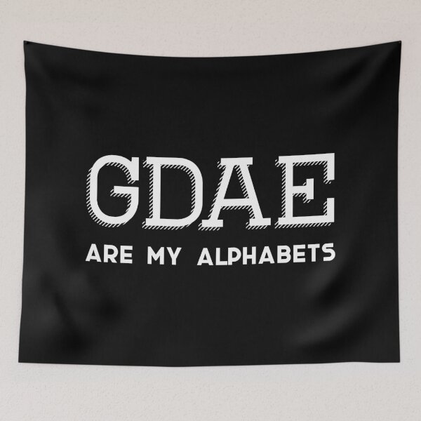 Item preview, Violin, viola, mandolin alphabets GDAE designed and sold by DeliriousSteve.