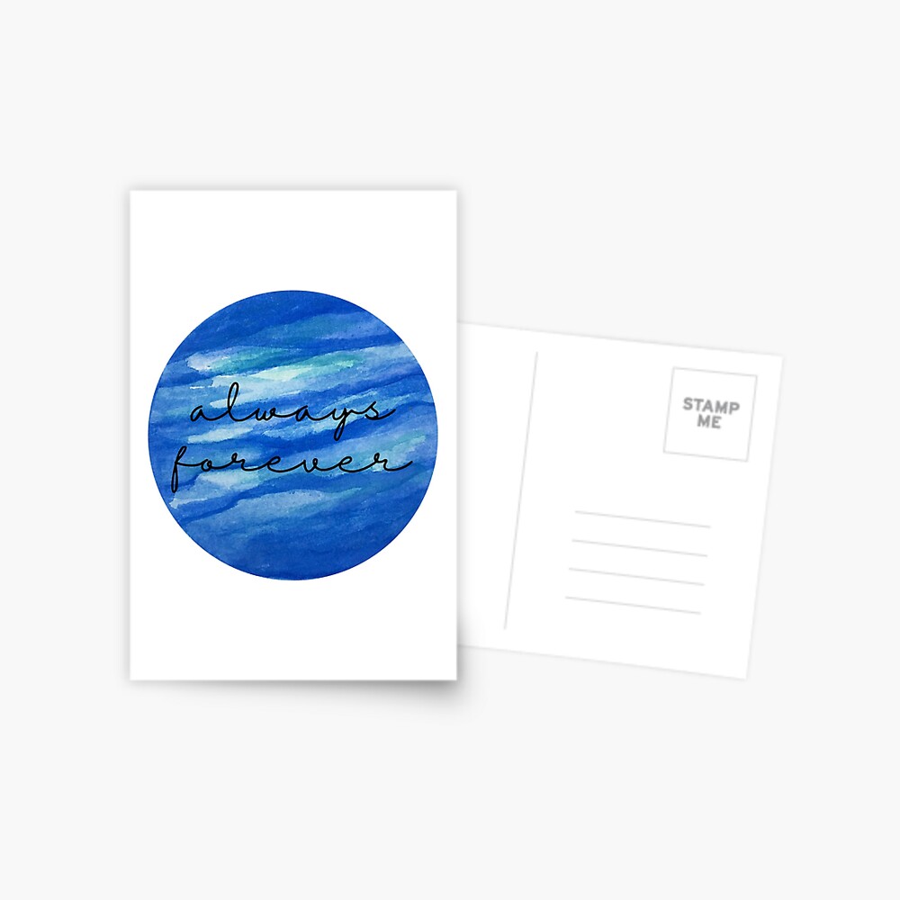 Always Forever - Finnley quote Postcard