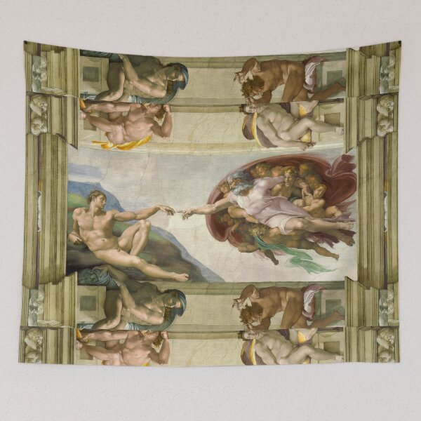 Item preview, The Creation of Adam Michelangelo designed and sold by Sara-Miyano.