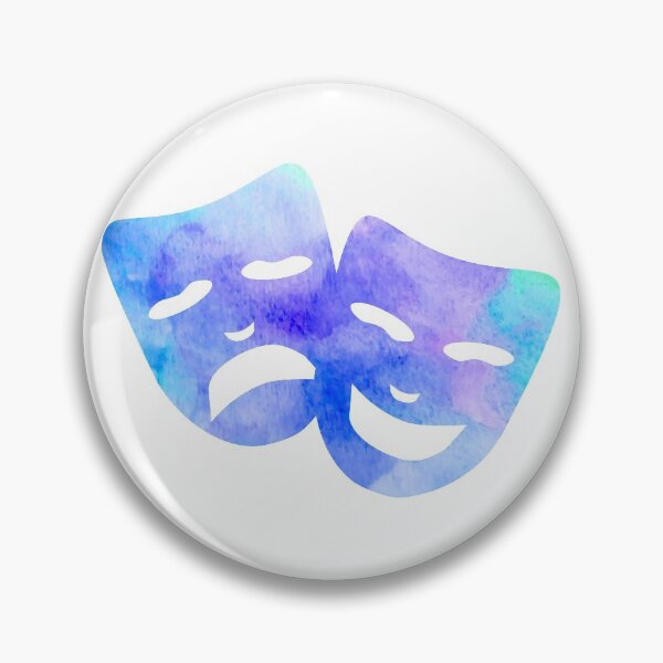 Item preview, Watercolor Theatre Masks designed and sold by UnderwaterSky.